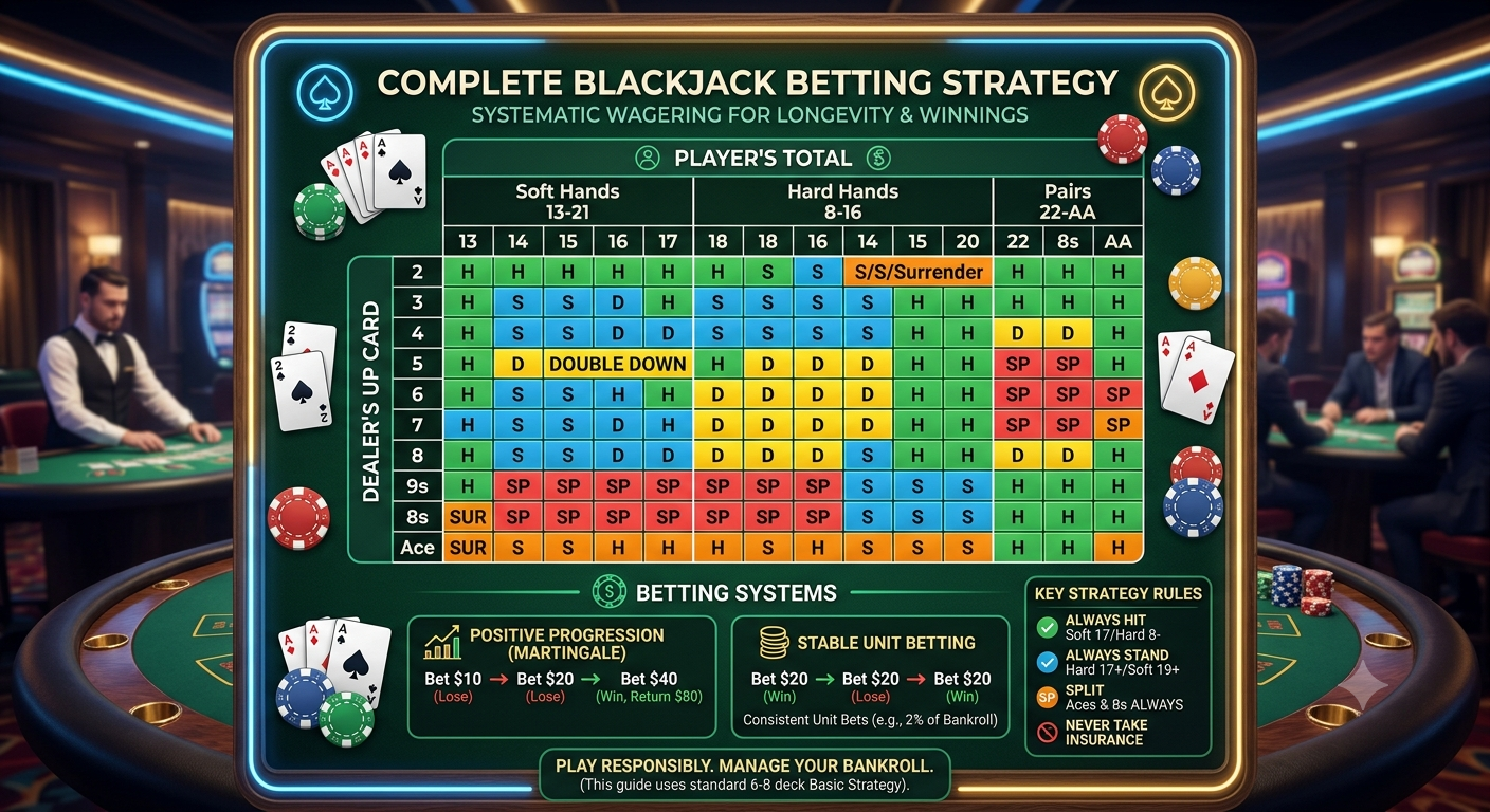 blackjack betting strategy