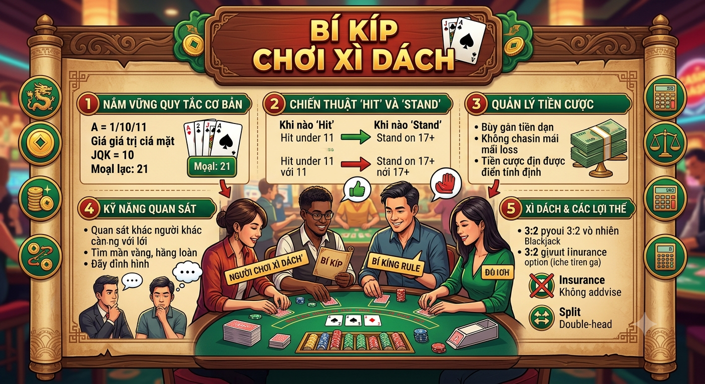 bí kíp chơi xì dách